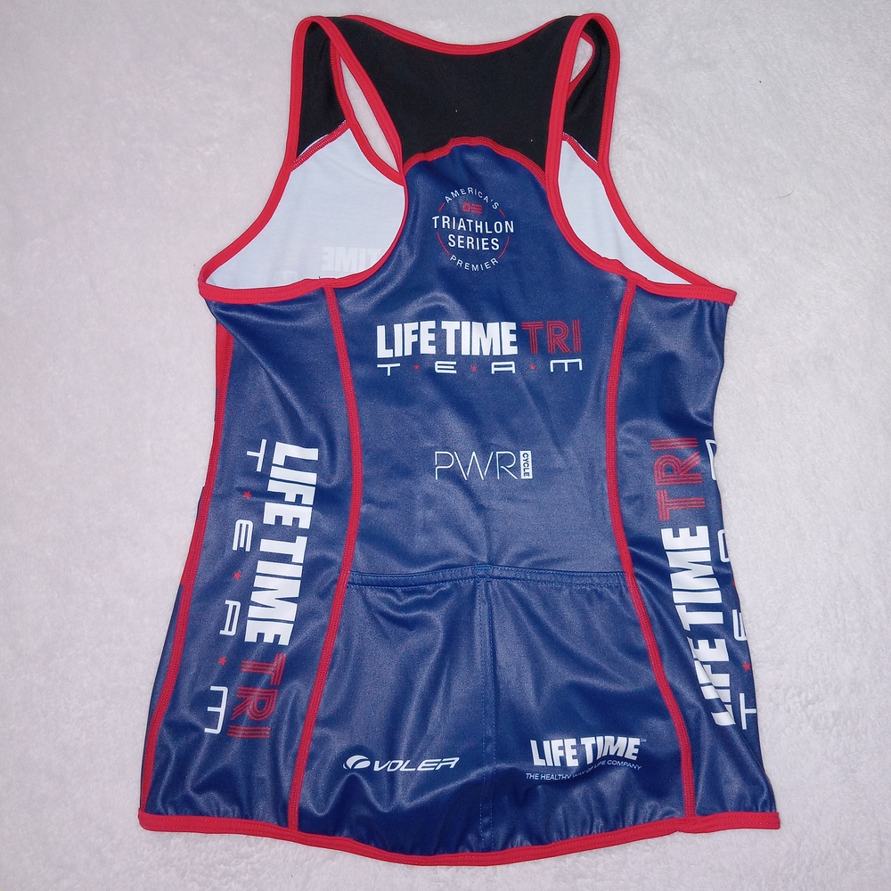 Voler Womens Triathlon Lifetime Trip Team Cycling Swimming Running Jersey Sz Sm - Picture 4 of 11